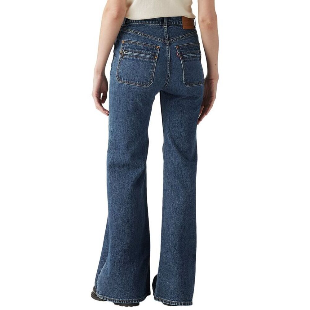 Levi's Womens Ribcage Bells Vintage Moment Of The Month Flare Jean - Picture 2 of 3